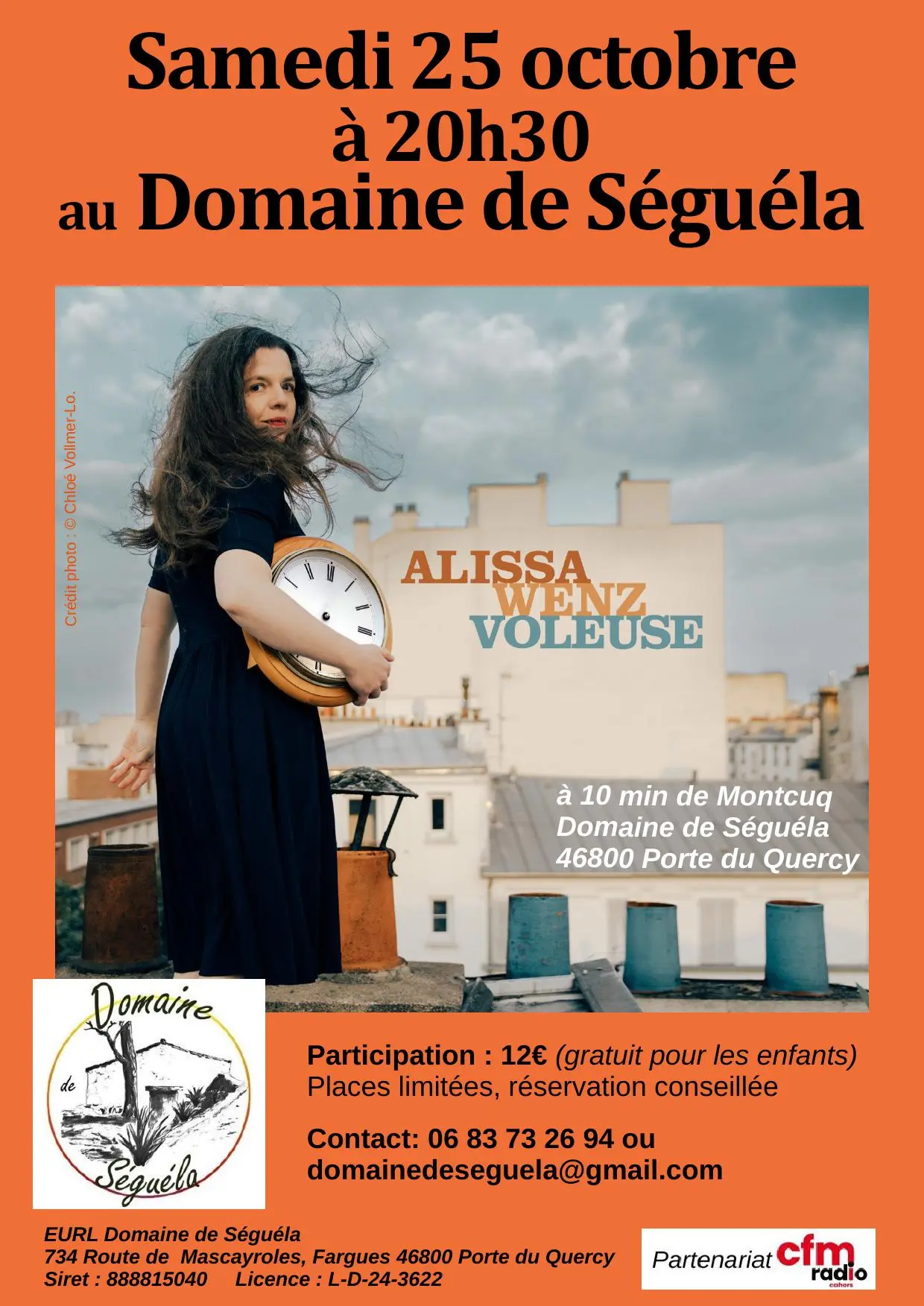 Affiche concert Alissa Wenz