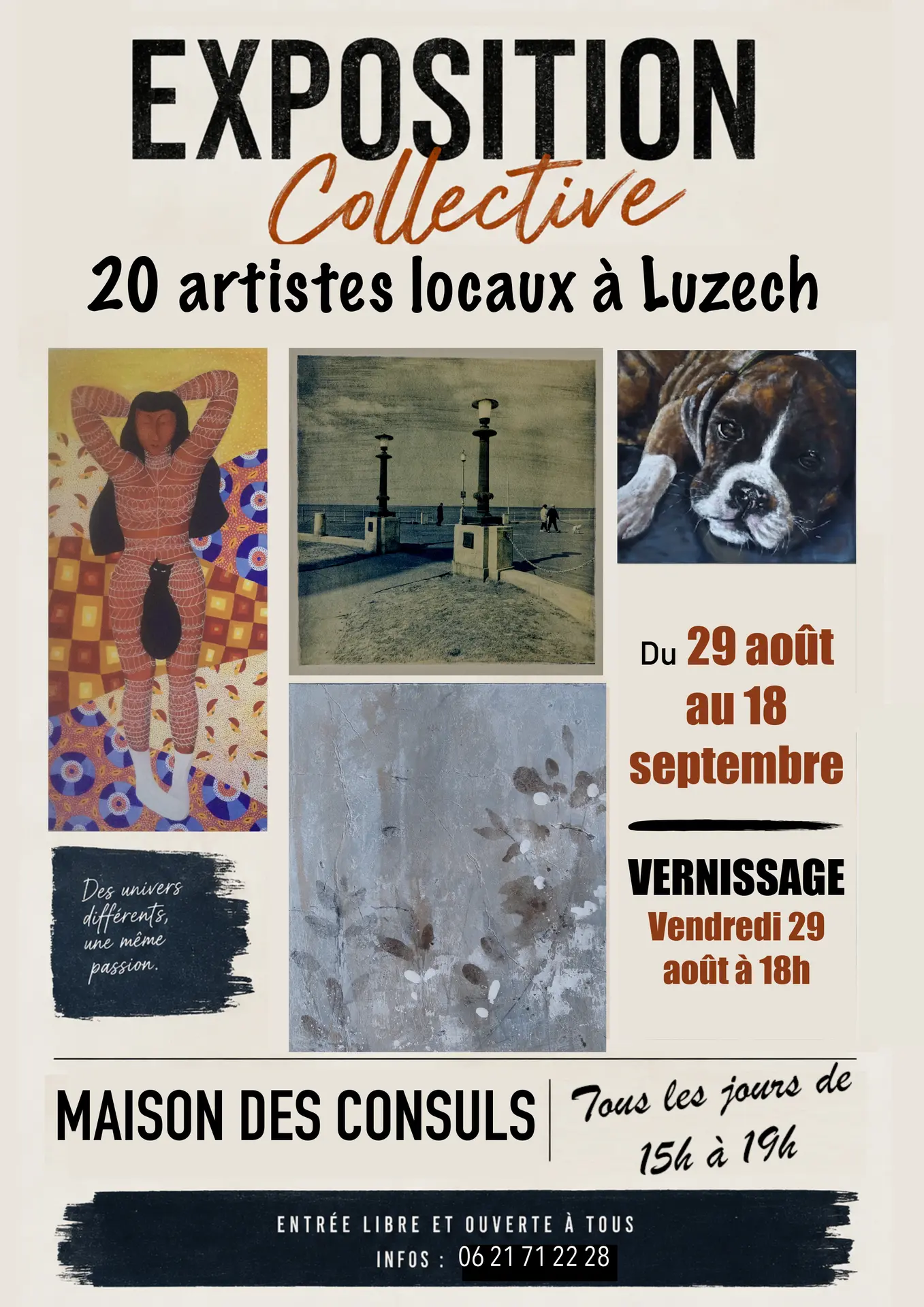 Affiche expo collective