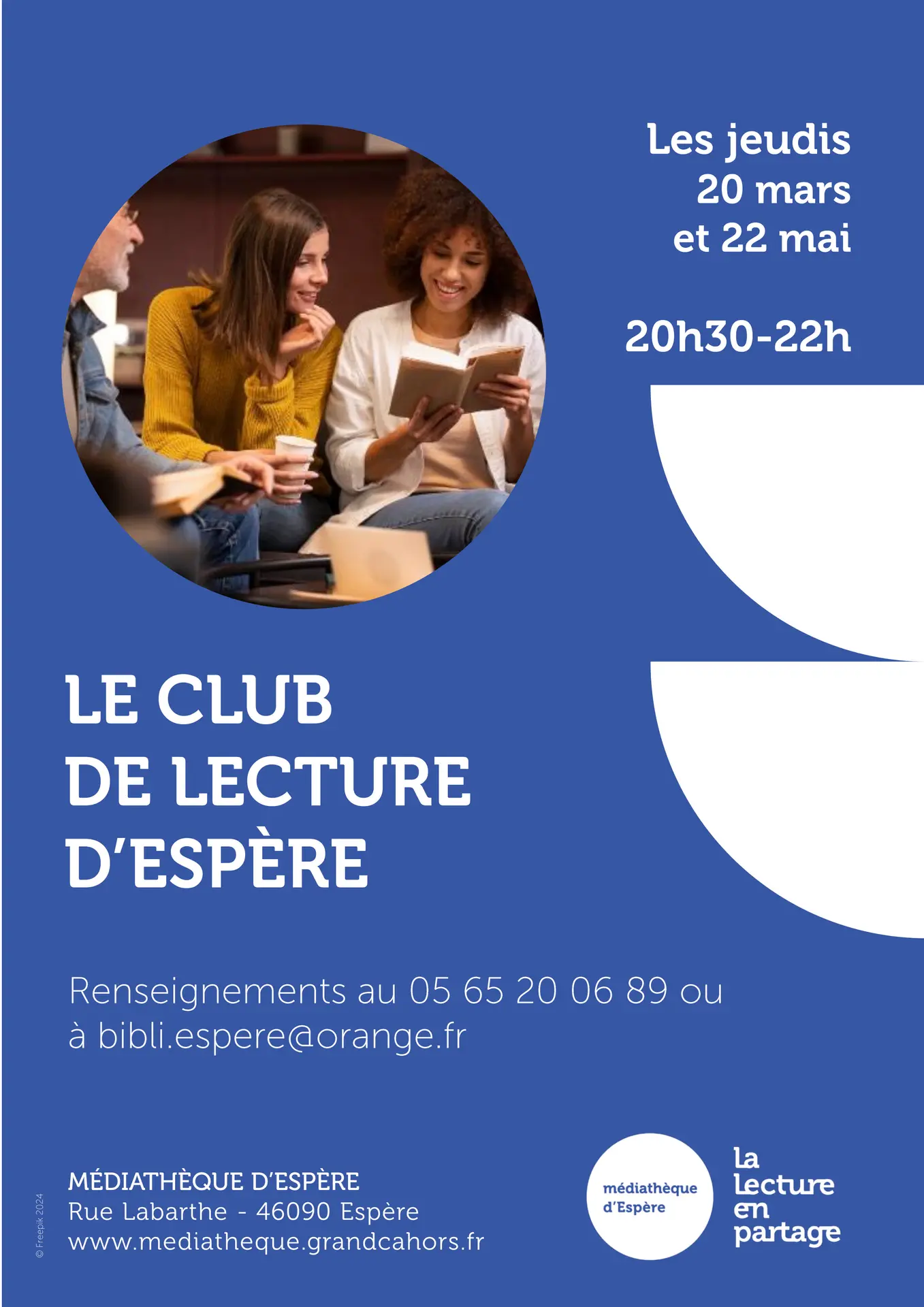 Affiche espere club -mars et mai 25