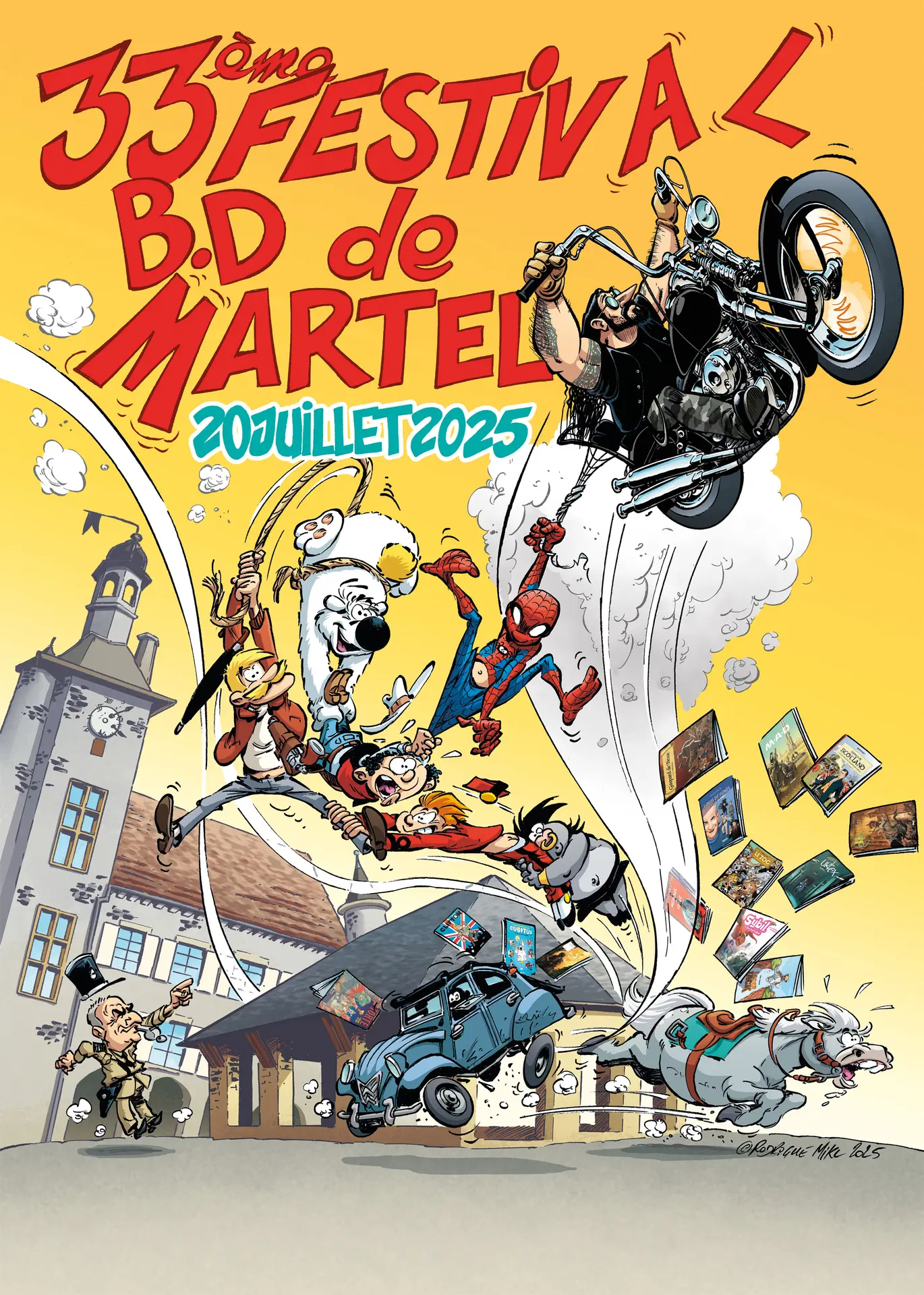 Affiche festival BD Martel 33ème édition