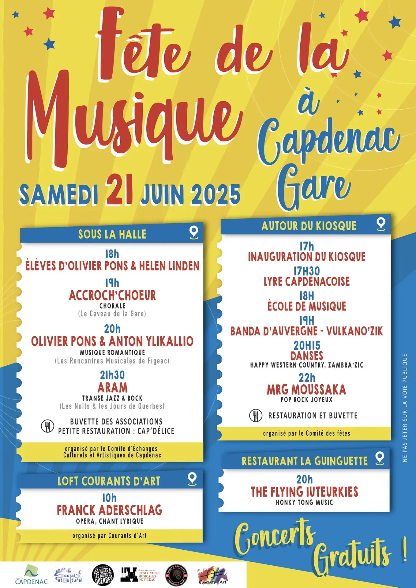 Affiche fête de la musique CG
