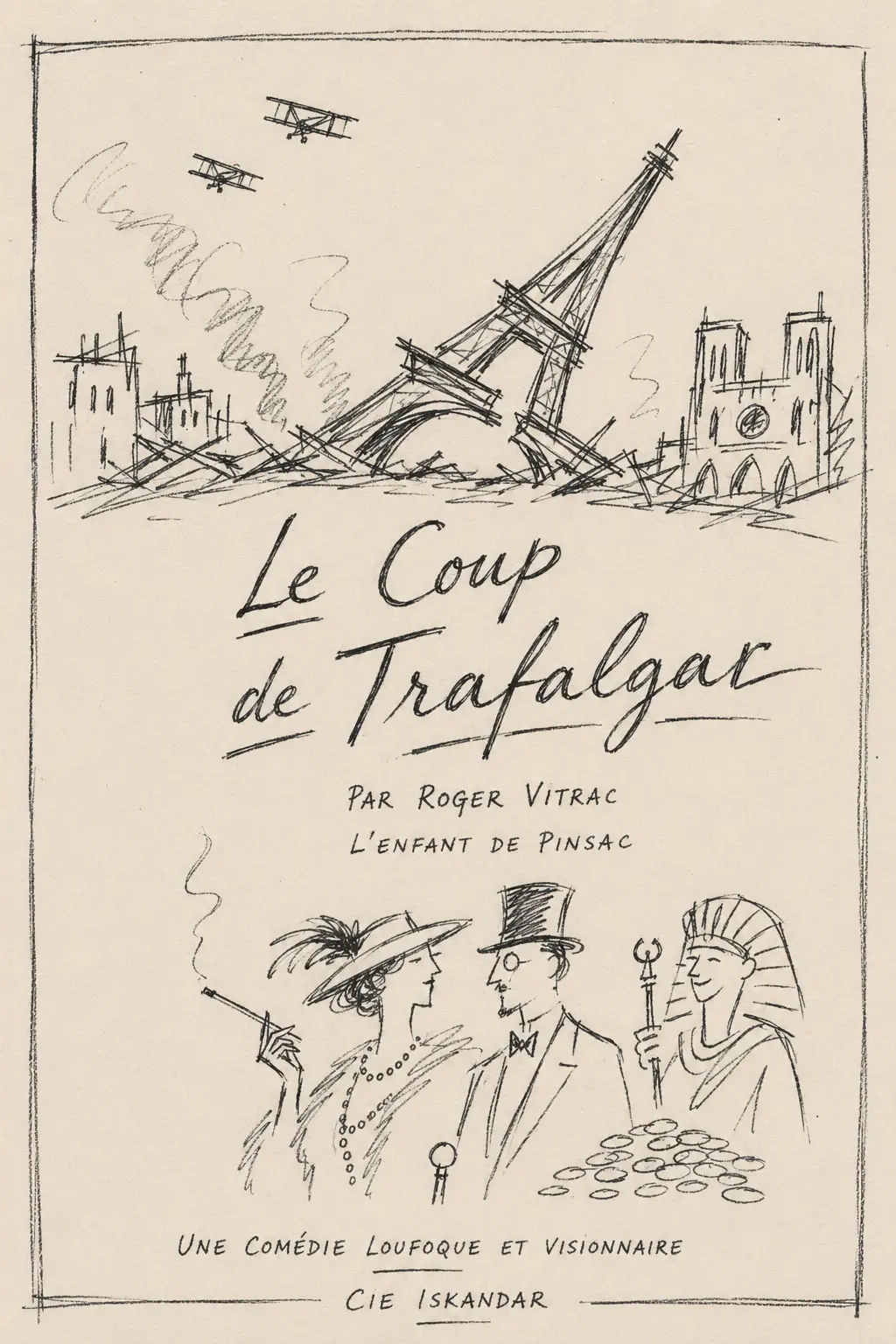 Affiche le Coup de Trafalgar-crayon-validée - Copie (2)