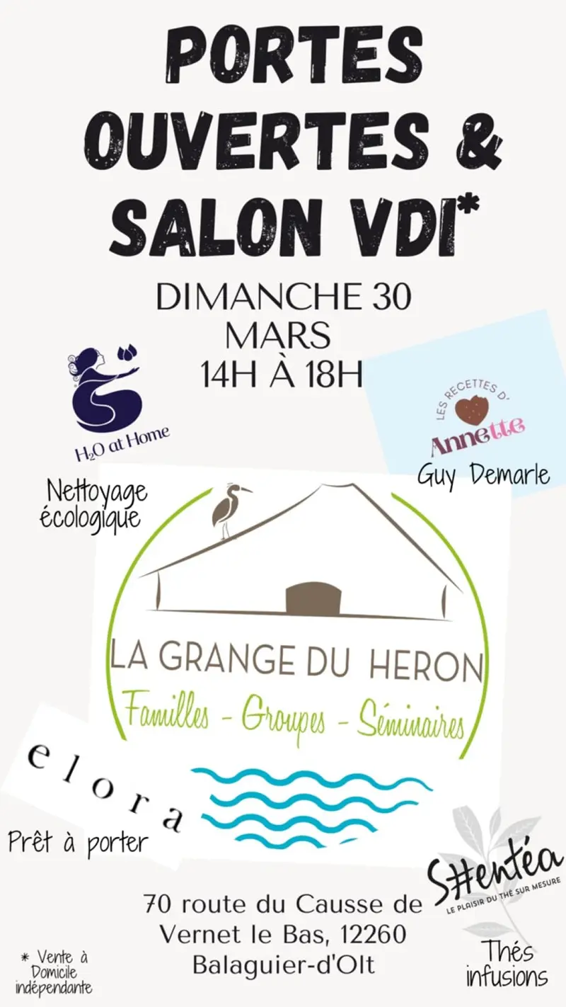 Affiche portes ouvertes et salon VDI
