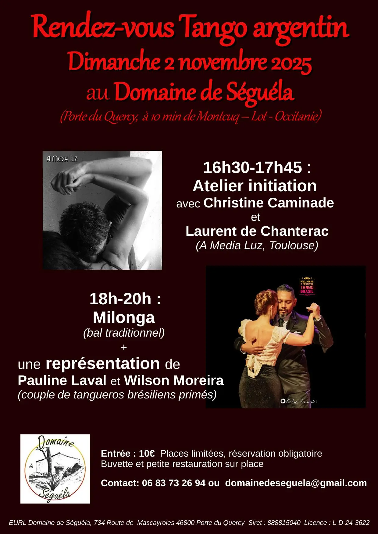 Affiche rdv tango