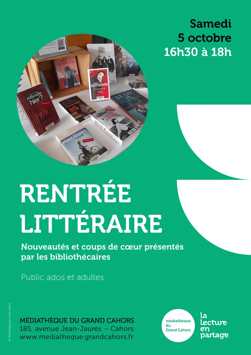 Affiche rentrée littéraire24VAL