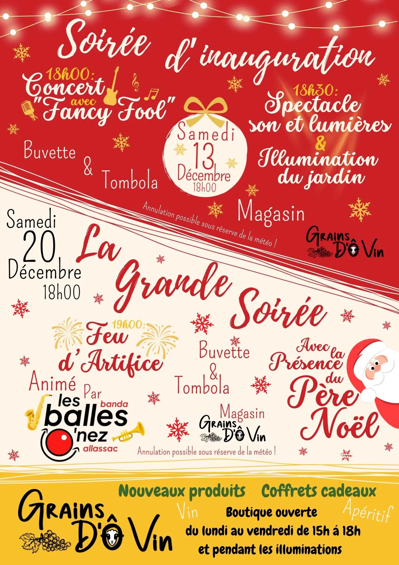 Affiche soirées 2025