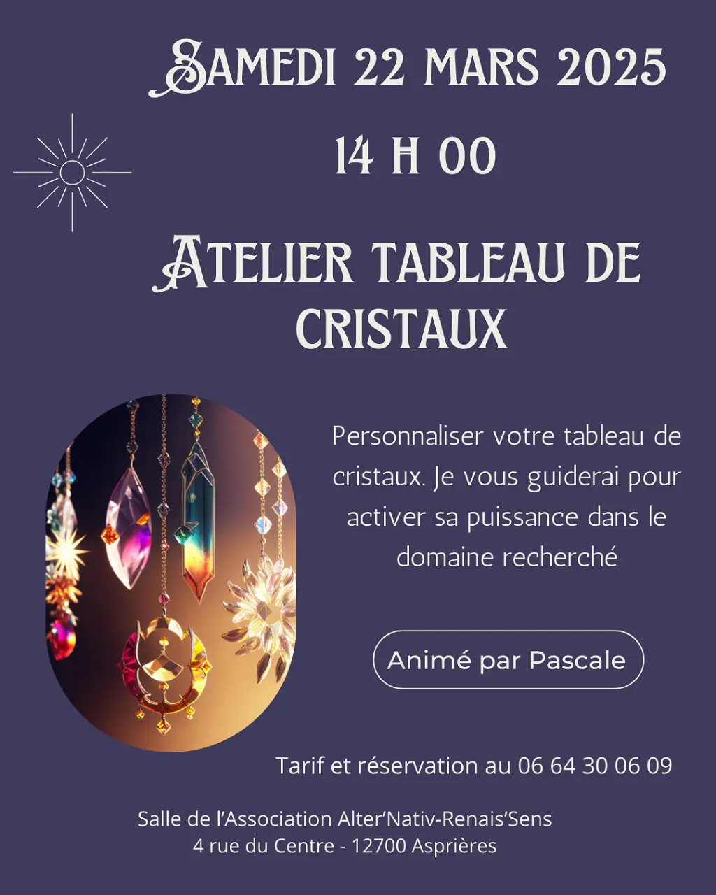 Atelier tableau de cristaux - 1