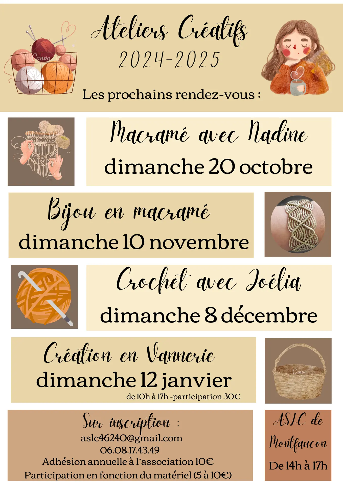 Ateliers Créatifs 2024 - 2025 - 1