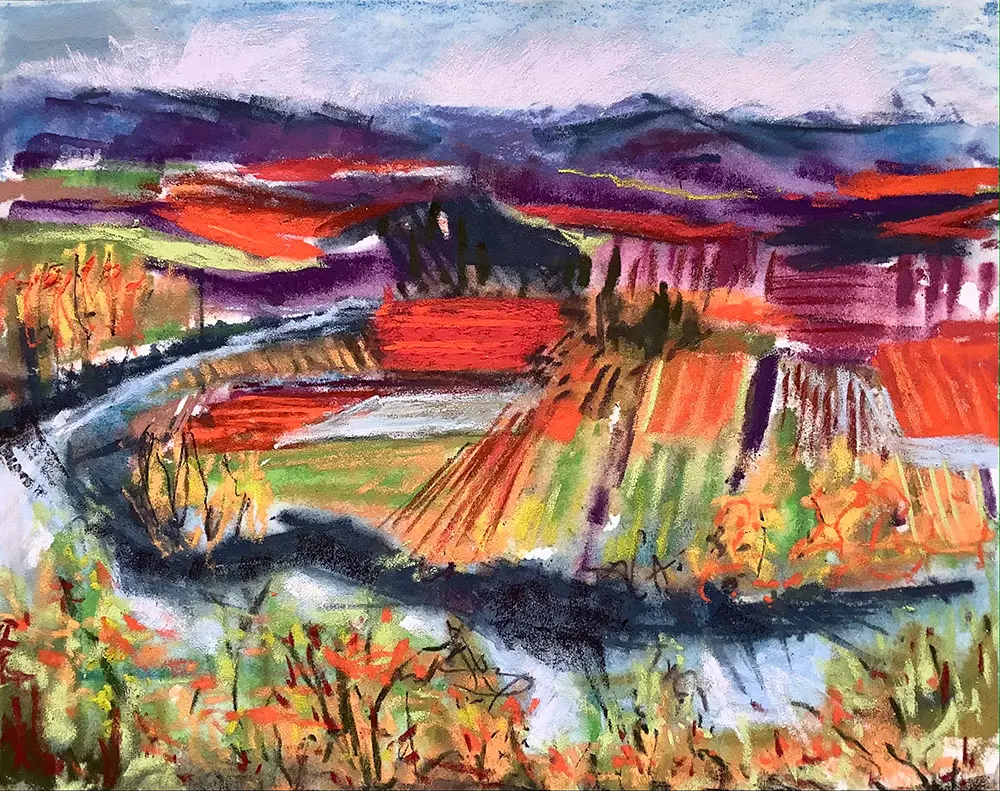 Autumnal view over the Lot River 2
