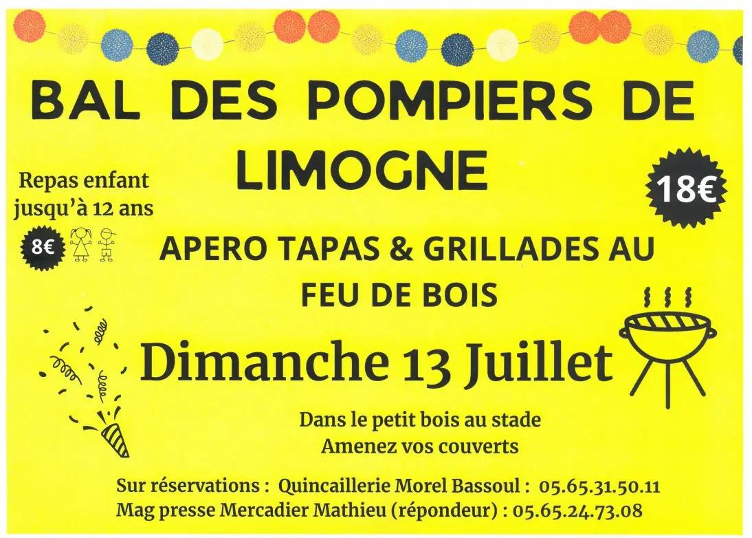 Bal des pompiers 14 juillet