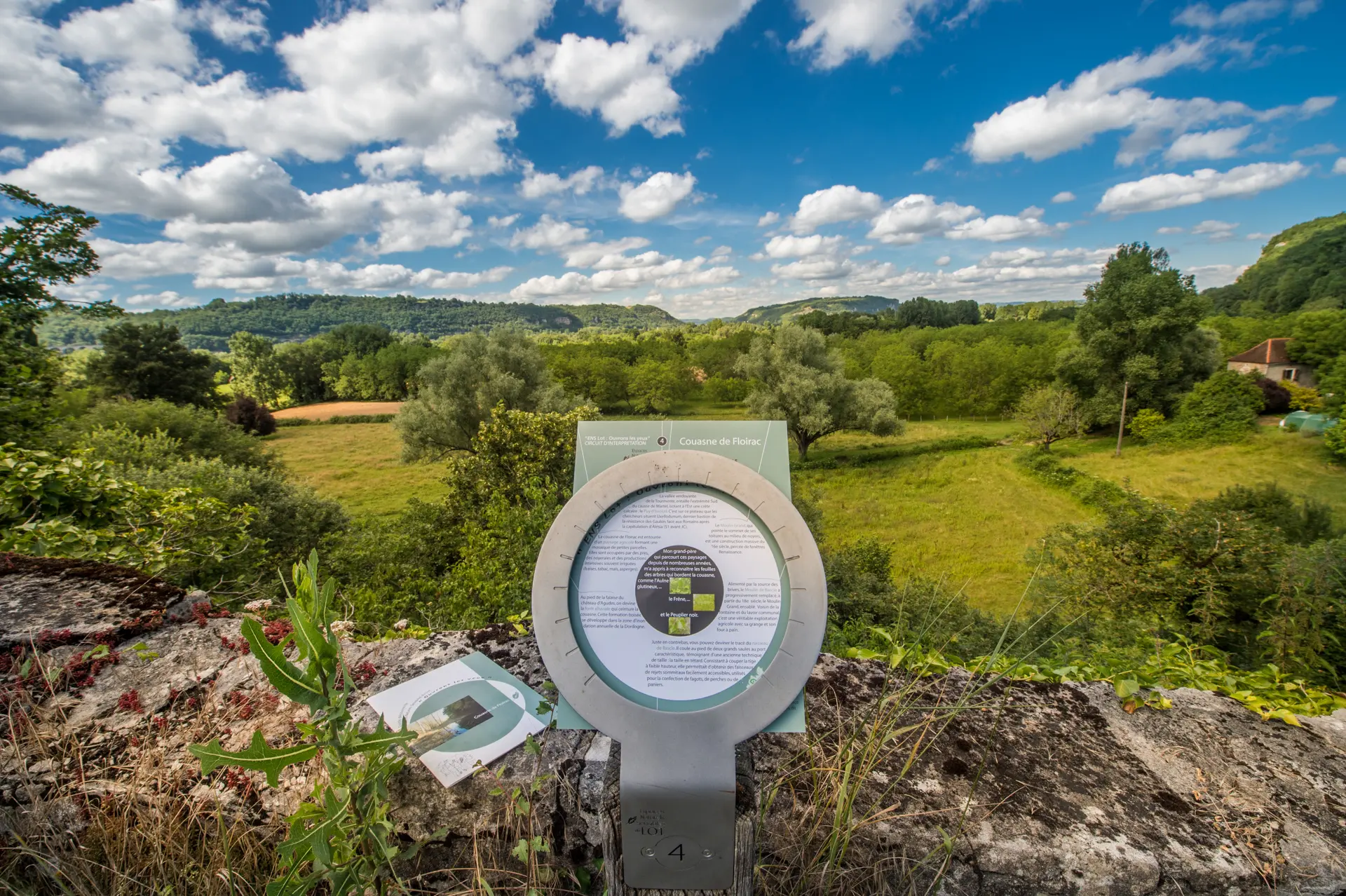 Borne d'interprétation - ENS de Floirac_13 © Lot Tourisme - C. ORY