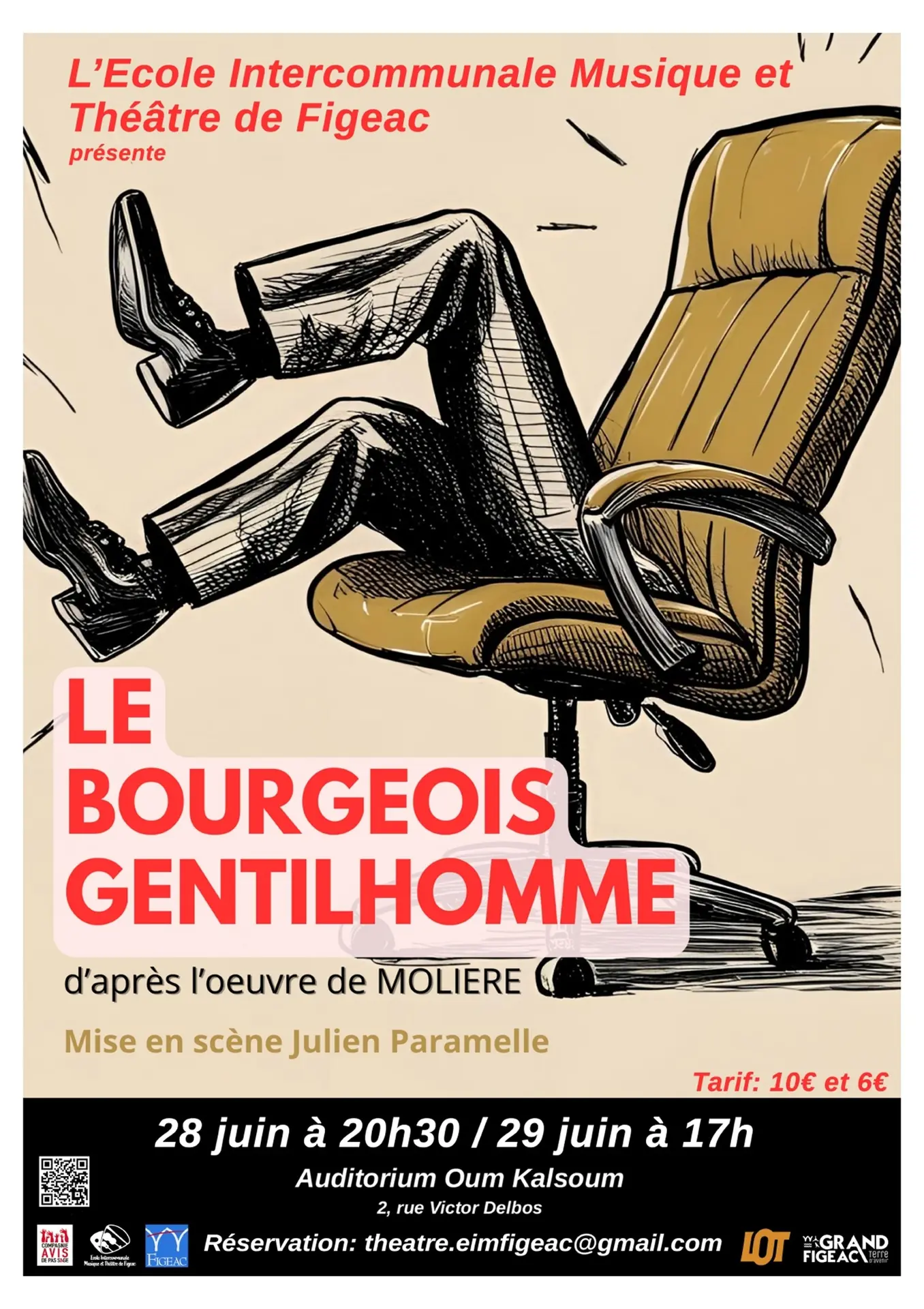 Affiche Bourgeois Gentilhomme