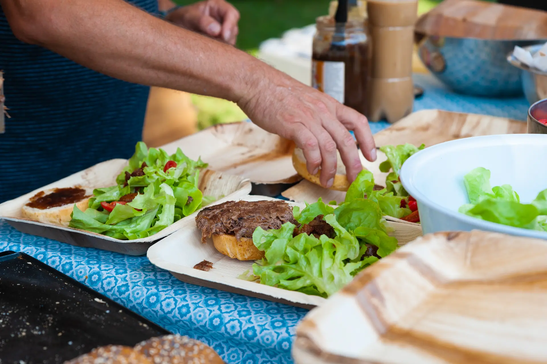 Burgers sur le Marché Gourmand