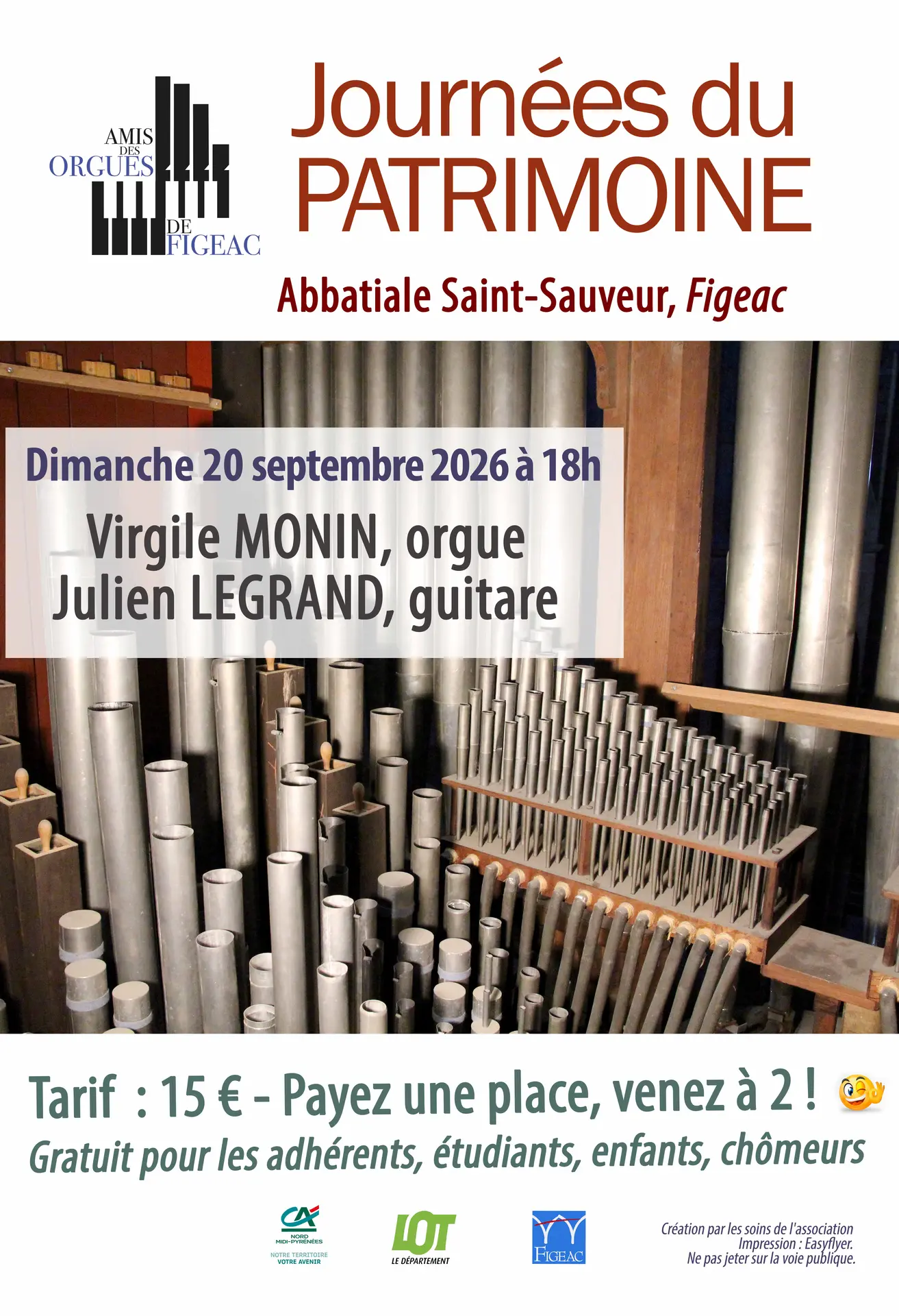 CONCERT DU 20 SEPTEMBRE 2026