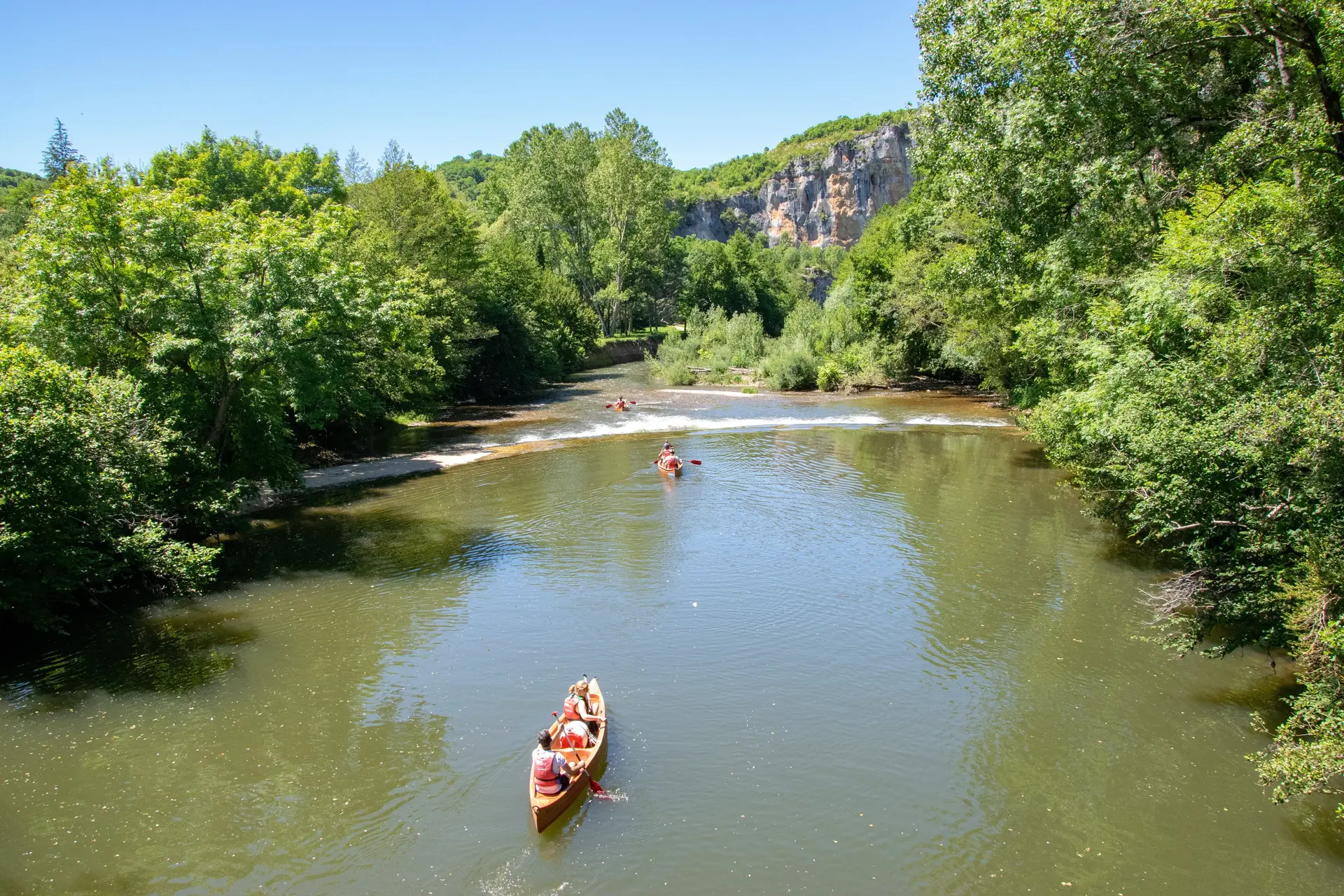 Canoë en Vallée du Célé ©Lot Tourisme- C. Asquier 180623-150859
