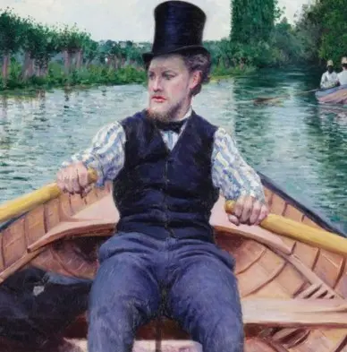 Partie de bateua- Gustave Caillebotte