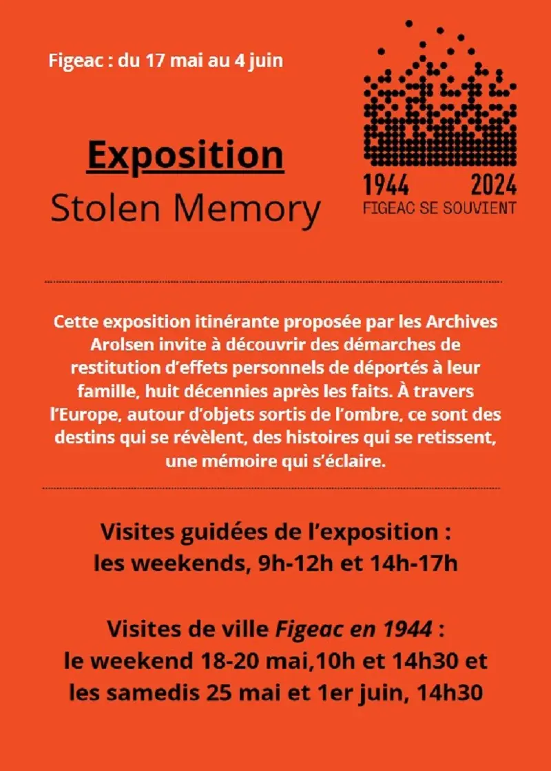 visite de ville figeac 1944