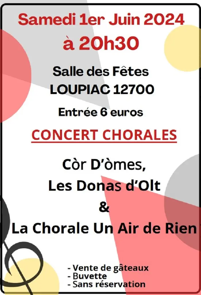 Concert chorales à Loupiac