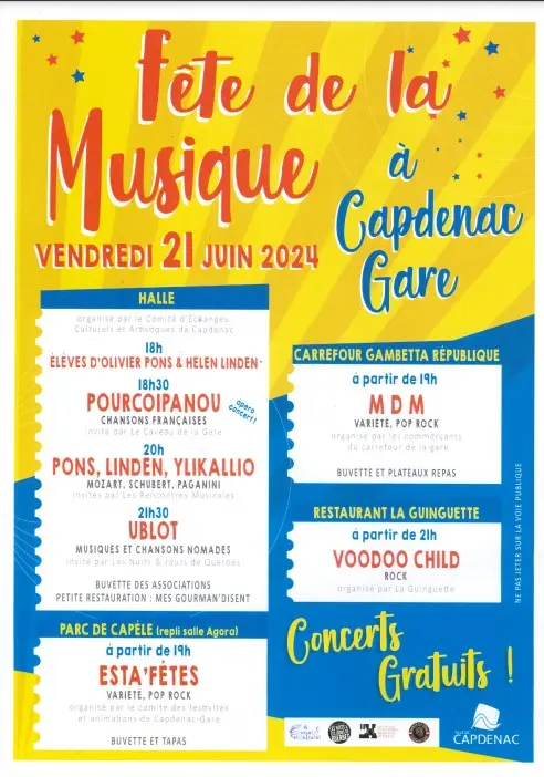 La fête de la musique du CECA de Capdenac-Gare