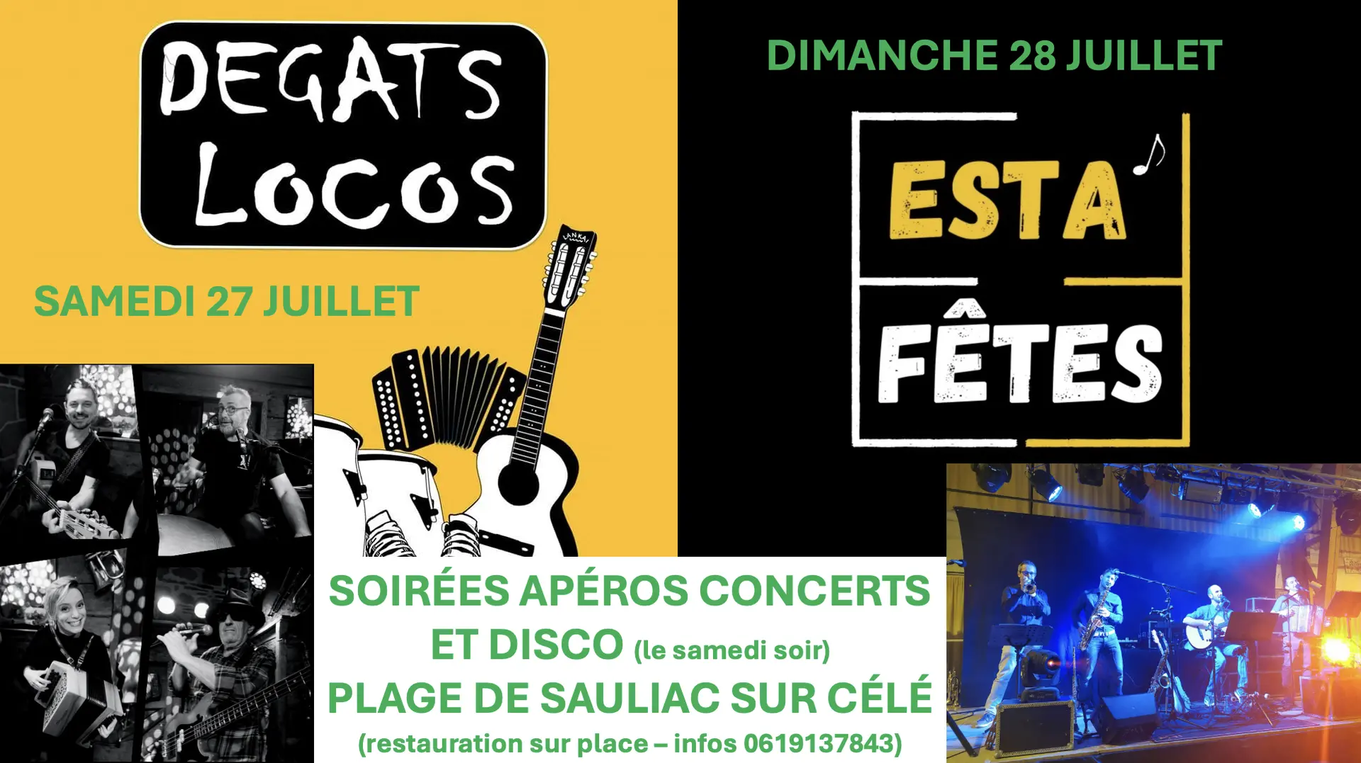 Affiche concerts