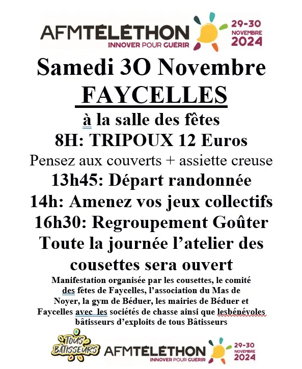 Téléthon faycelles