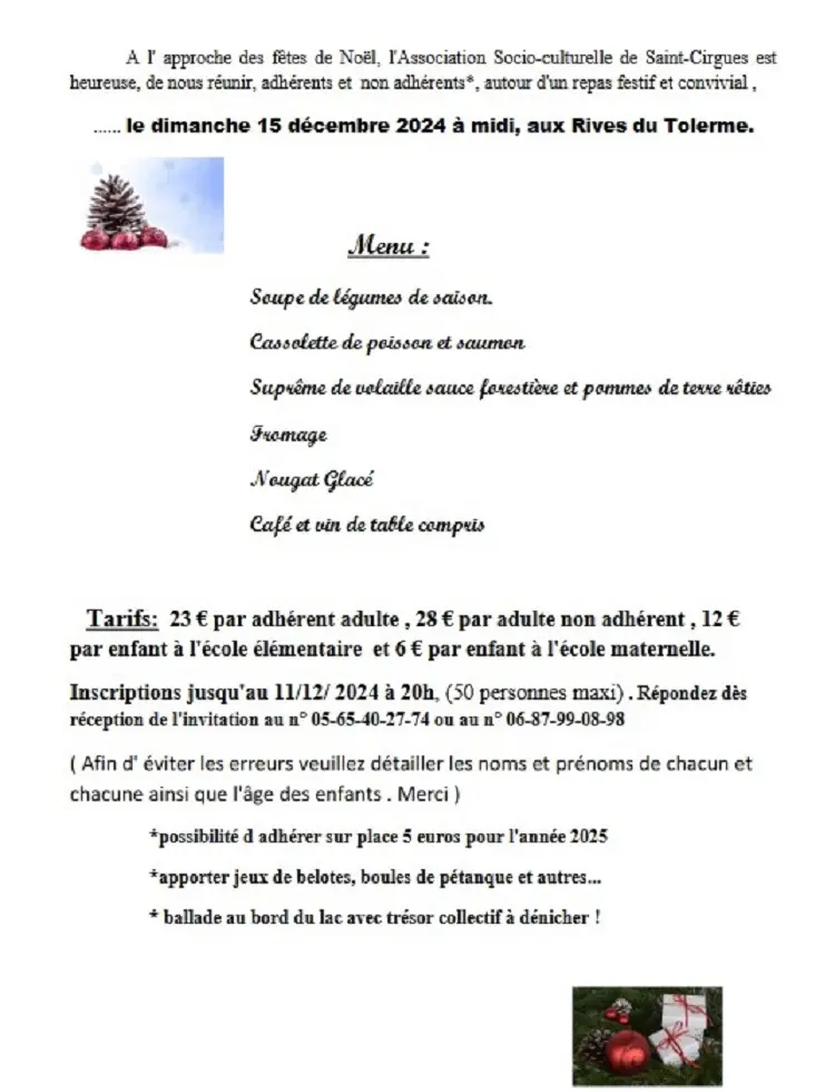 repas de noël