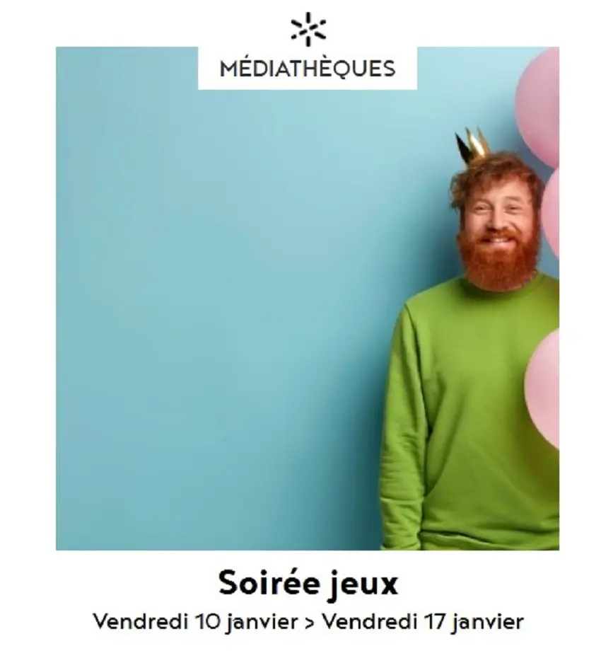 Soirée jeux à la médiathèque