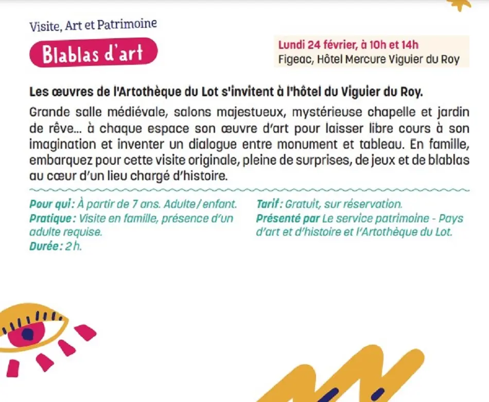 Graines de Moutards visite patrimoine, Blablas d'Art
