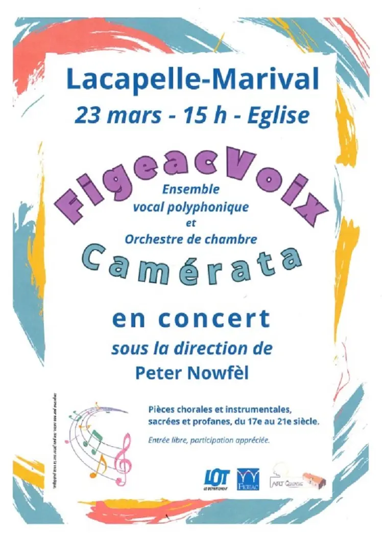 Concert Figeac Voix Camérata à Lacapelle Marival