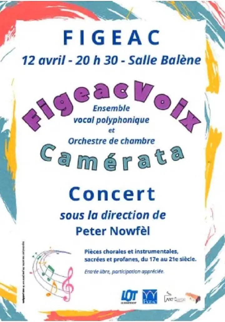 Concert Figeac Voix Camérata à Figeac