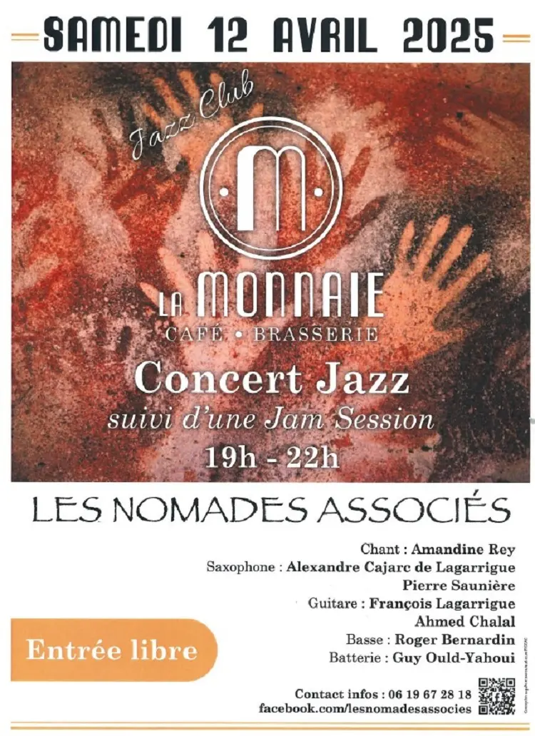 Concert : Jazz club à la Monnaie Figeac