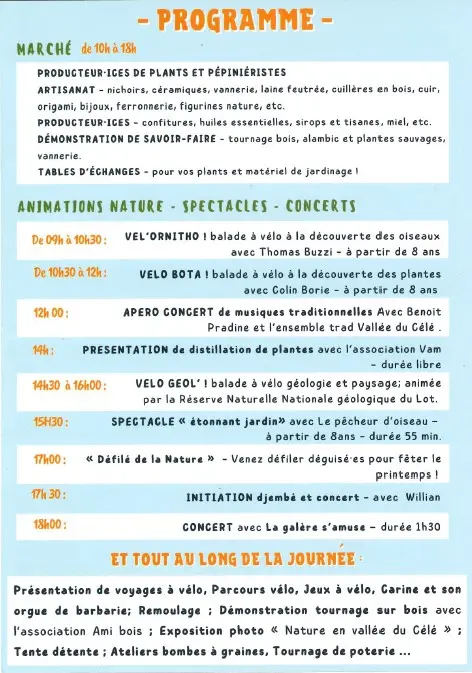 flyers programme fête des plantes