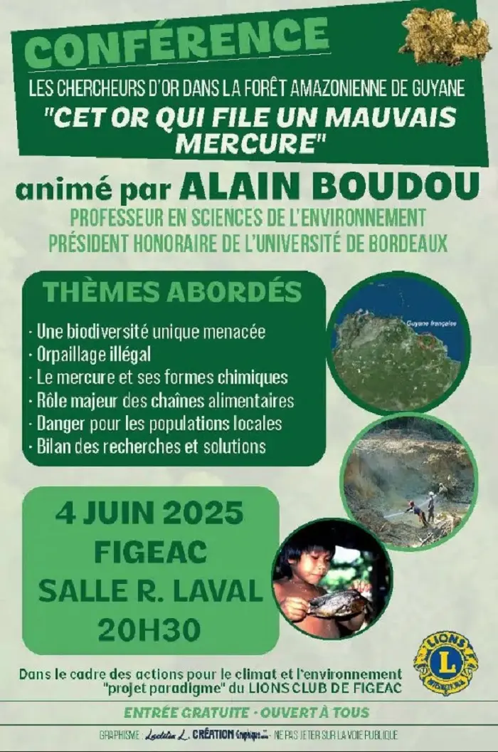 Conférence  : “Cet or qui file un mauvais mercure”