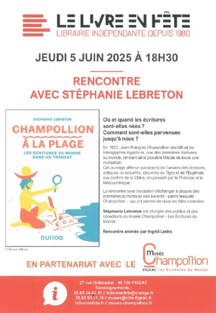 Rencontre avec Stéphanie Lebreton au Livre en Fête à Figeac