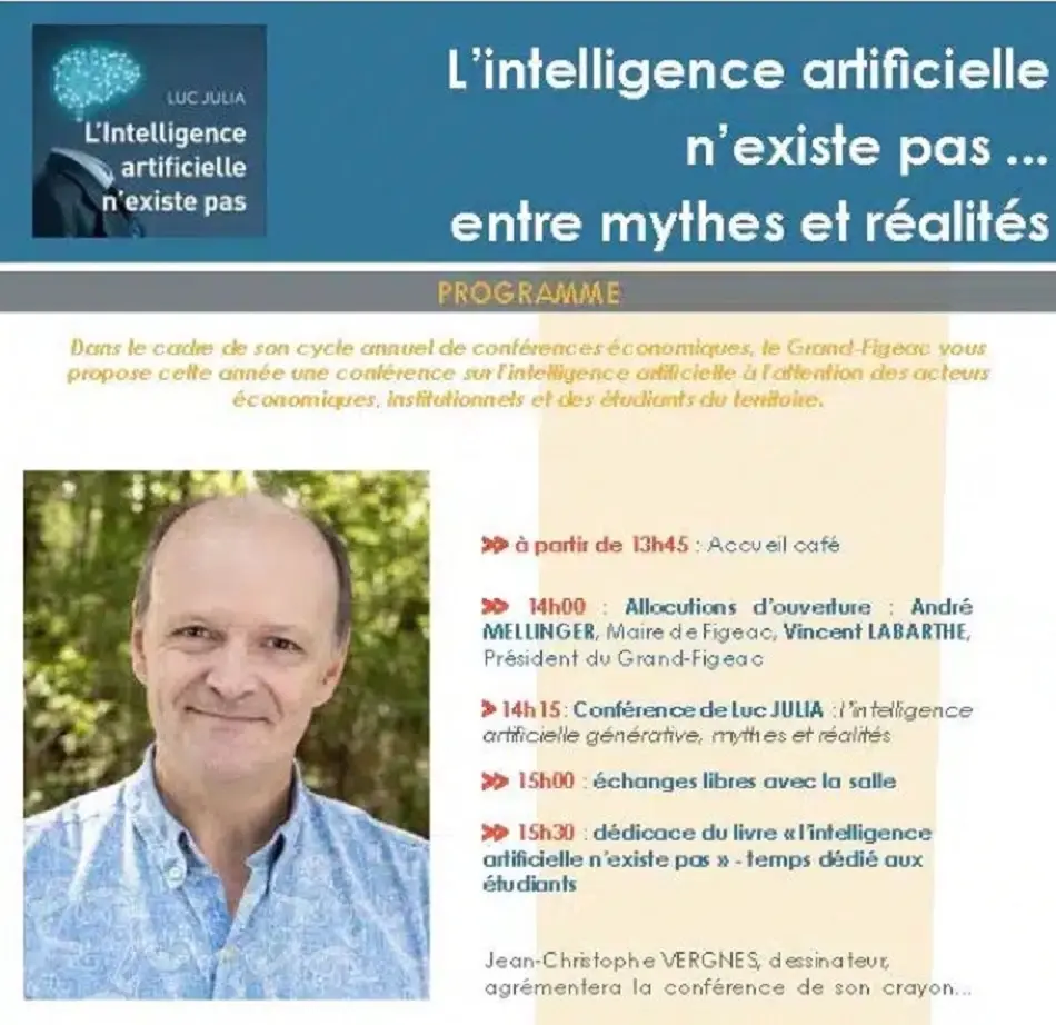 L’intelligence artificielle n’existe avec le Grand-Figeac