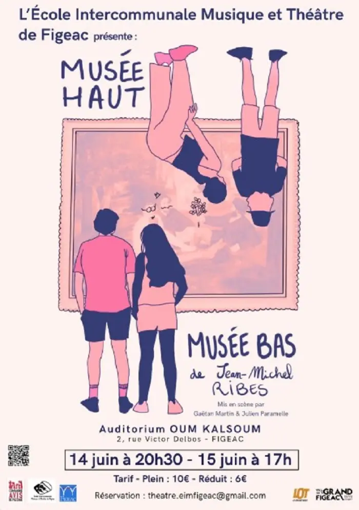 Spectacle, les ateliers théâtre de l'école intercommunale de musique de Figeac