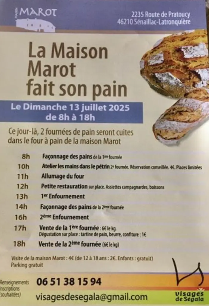 La Maison Marot fait son pain à Sénaillac-Latronquière