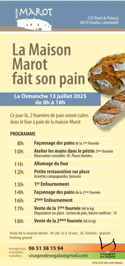 la maison Marot fait son pain