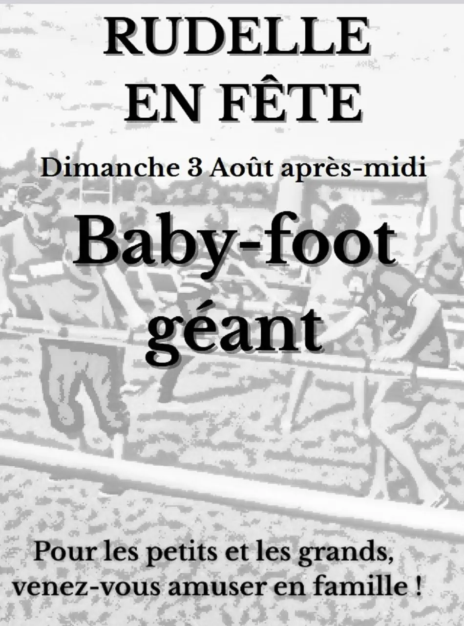 baby foot géant