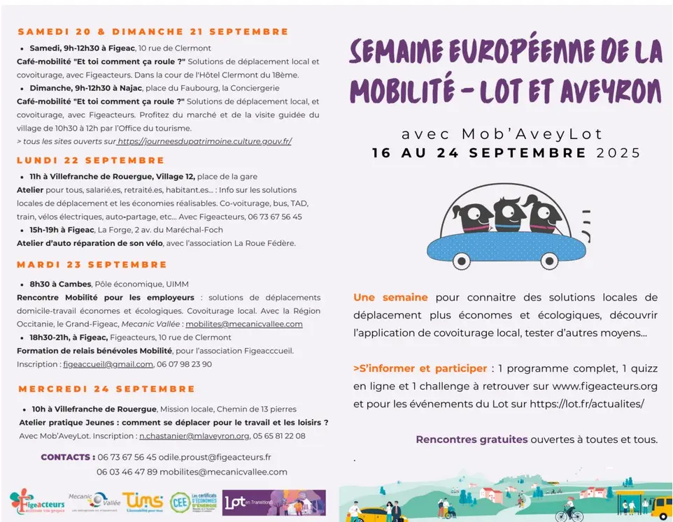 Journées de la mobilités lot aveyron