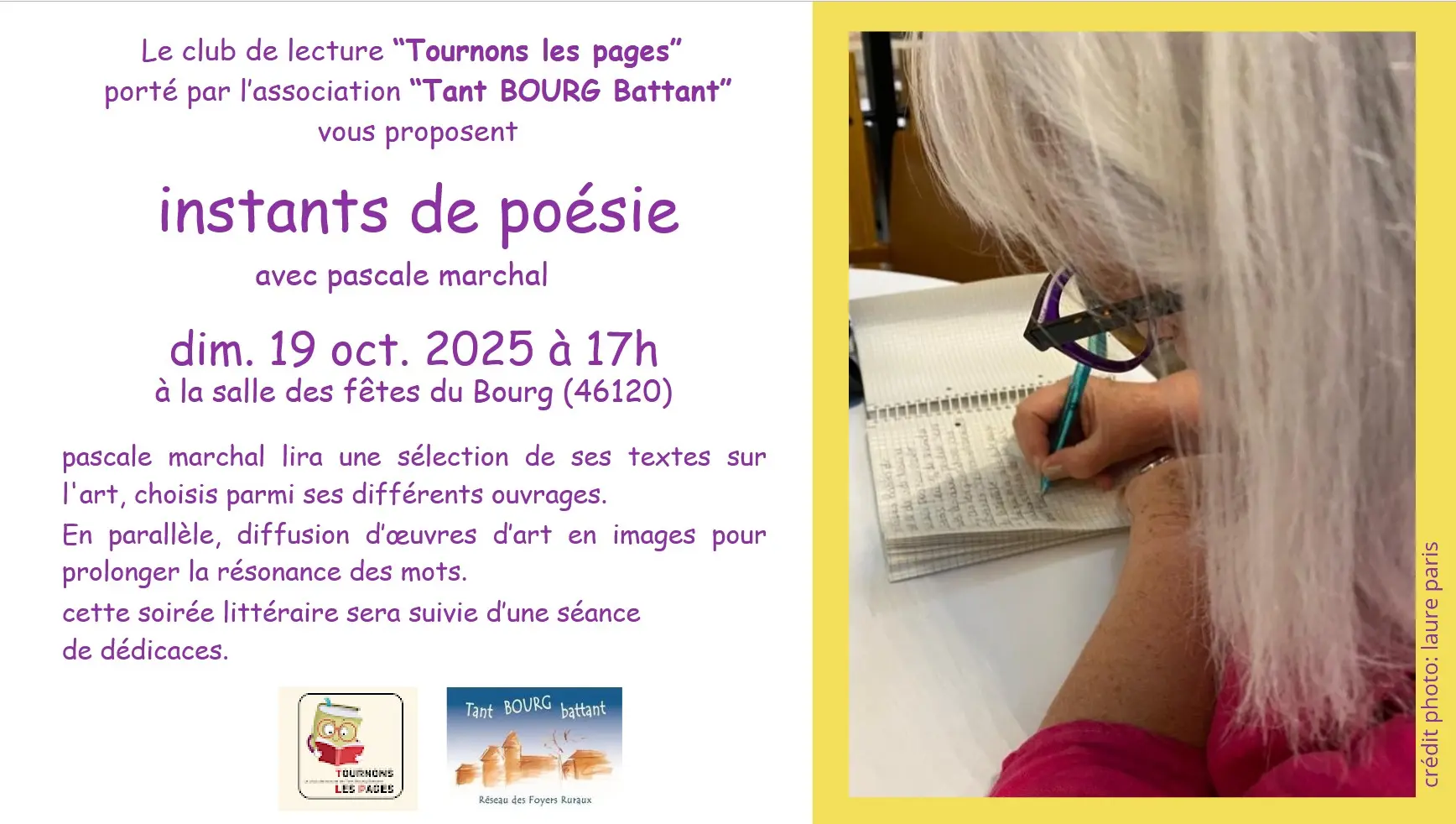 Soirée Instants de poésie à le Bourg