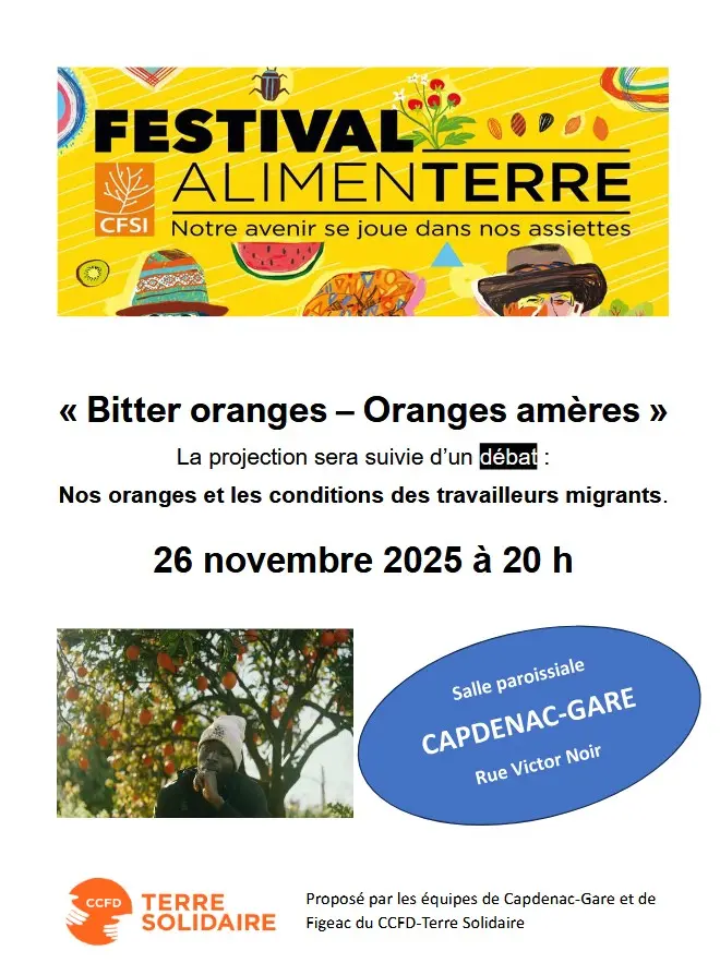 Projection-débat Bitter Oranges – Oranges amères