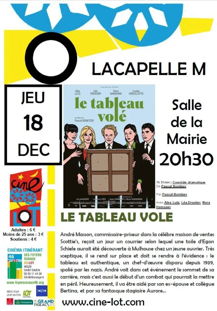 Ciné-Lot Le tableau volé à Lacapelle-Marival
