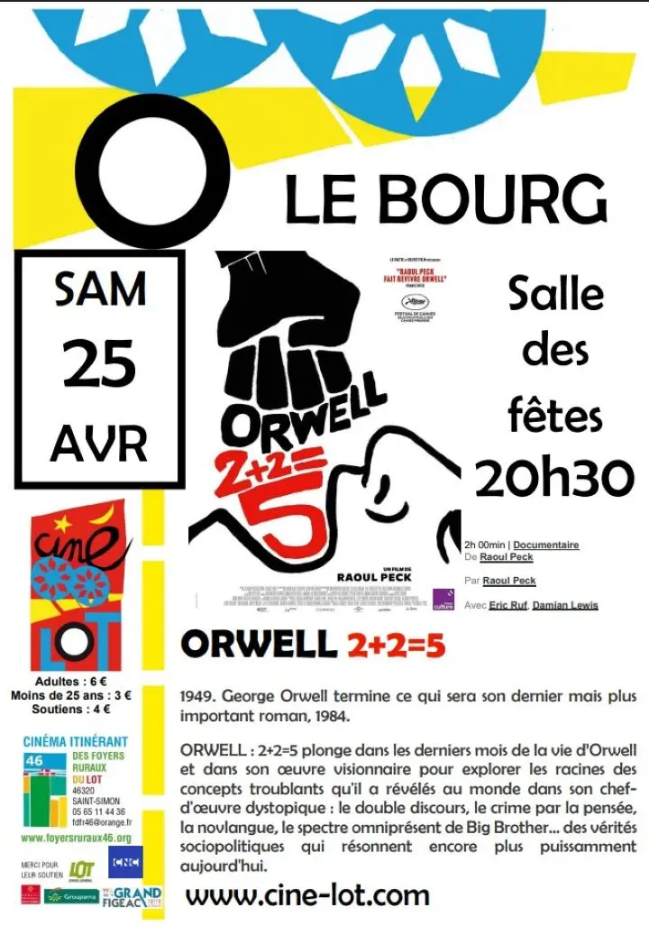 Ciné-Lot à Le Bourg Orwell 2+2=5
