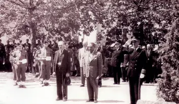 Inauguration du Canton de Sousceyrac-en-Quercy par Gaston Monnerville, 1949