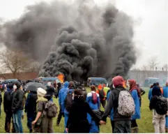 Manifestation anti-bassines, Sainte-Soline. France, 2023