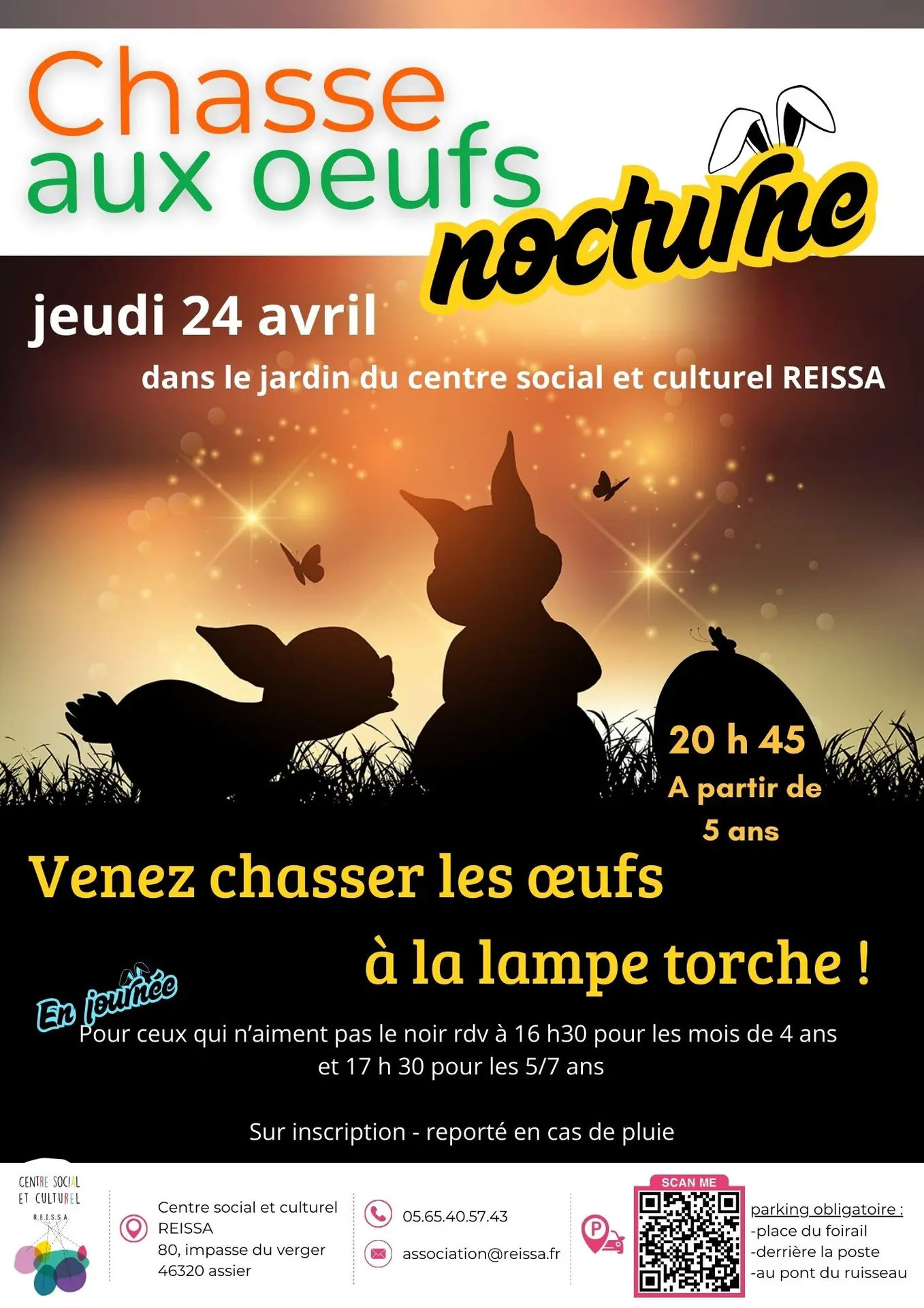 Affiche Chasse aux oeufs 2025