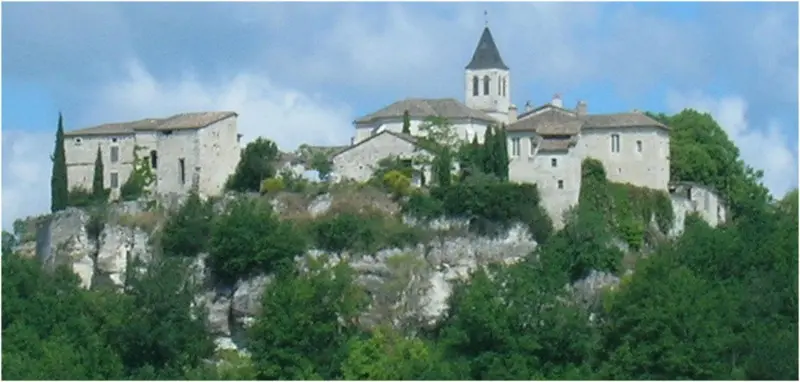 Flaugnac : Vue du Village