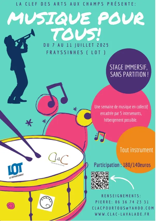 Stage musique