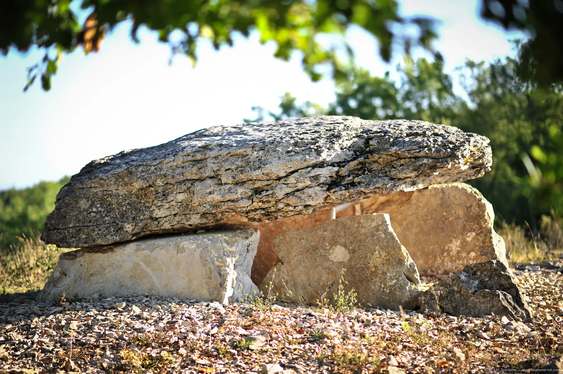 Gréalou - Dolmen de Pech Laglaire